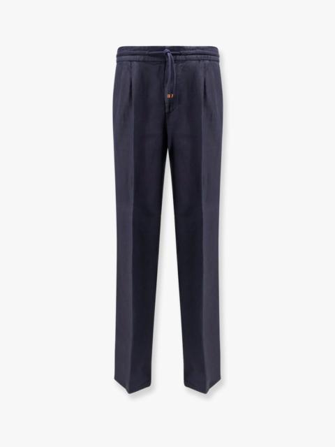 Brunello Cucinelli Men Leisure Fit Linen Trousers