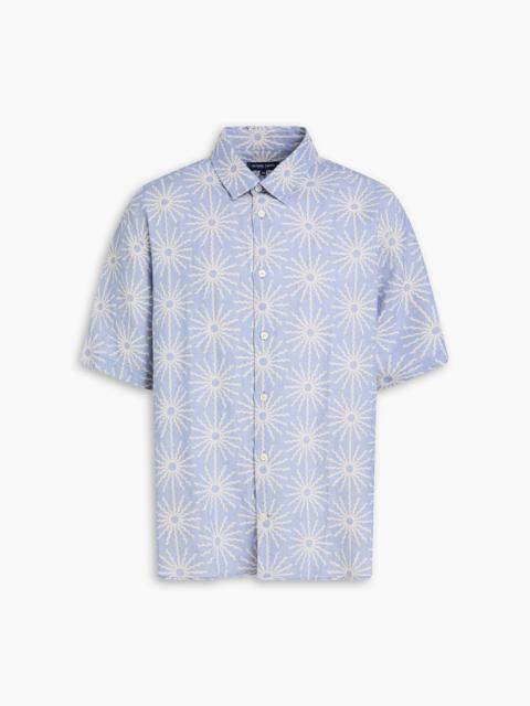 FRESCOBOL CARIOCA Castro printed linen shirt