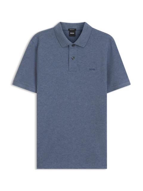BOSS PALLAS POLO SHIRT IN COTTON PIQUÉ WITH EMBROIDERED LOGO