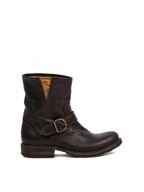 Other Designers Fiorentini + Baker Eternity Eli Ankle Biker Boot Round Toe Leather Dark Brown 6