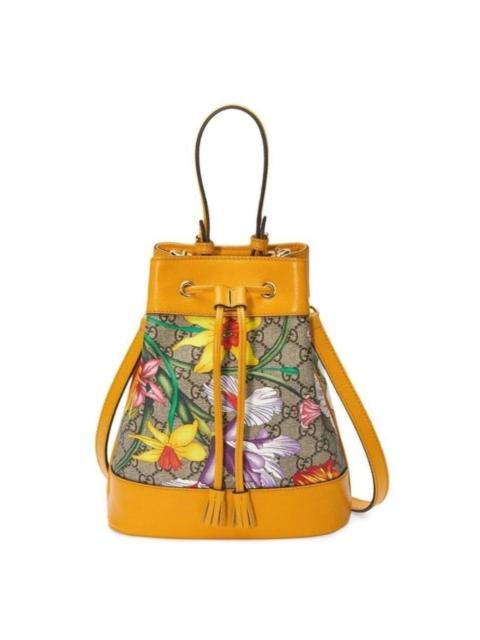 GUCCI Ophidia Flora Pattern Backpack