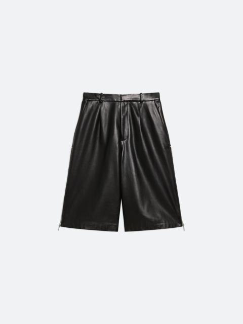 Helmut Lang LEATHER ZOOT SHORTS