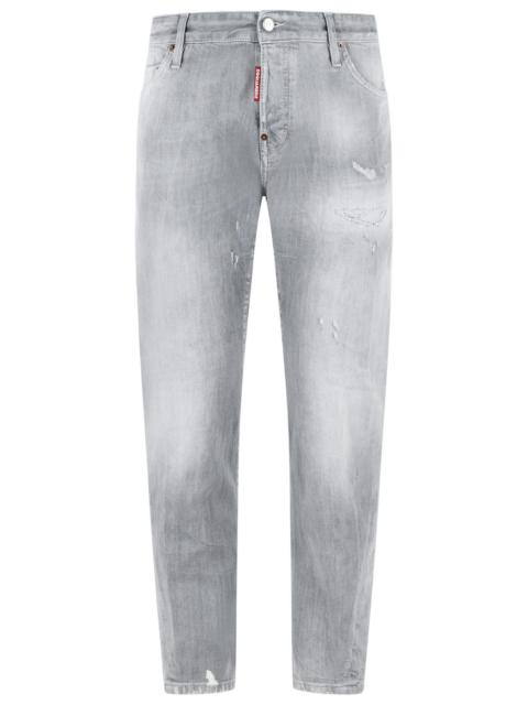DSQUARED2 Dsquared2 'Slim Twst' Grey Cotton Jeans Men