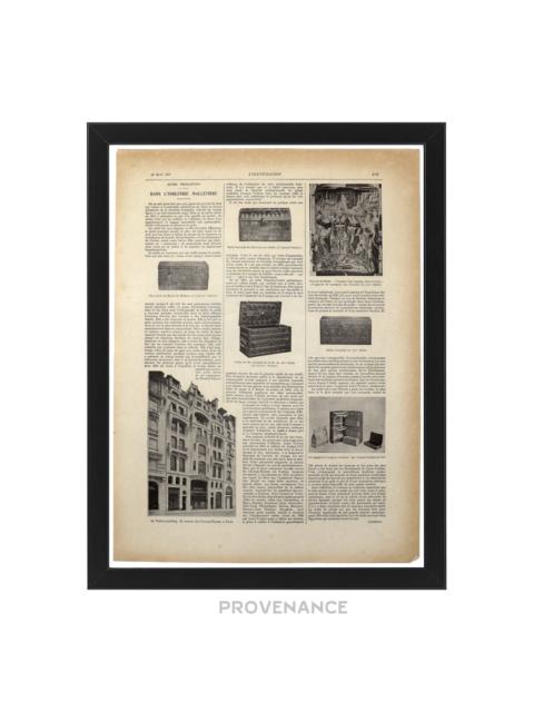 Louis Vuitton Antique Newsprint Ad - Trunk Industry