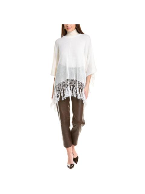 Brunello Cucinelli Brunello Cucinelli Linen & Wool-Blend Poncho