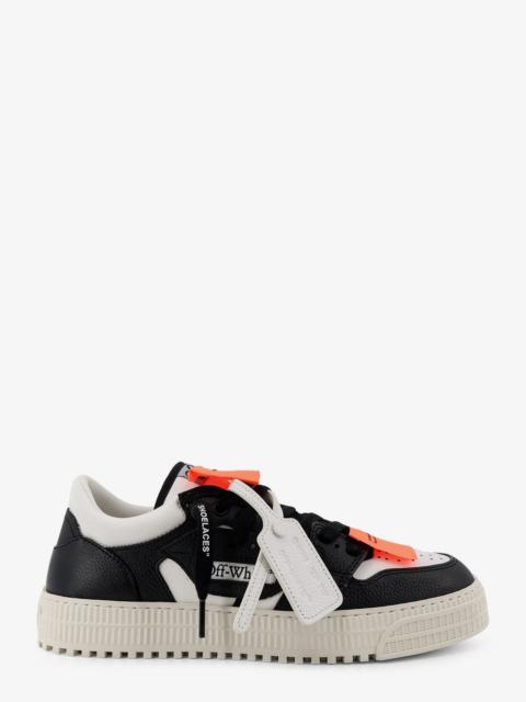 Off-White Off-White 3.0 Court Low Top Leather Sneakers Black
