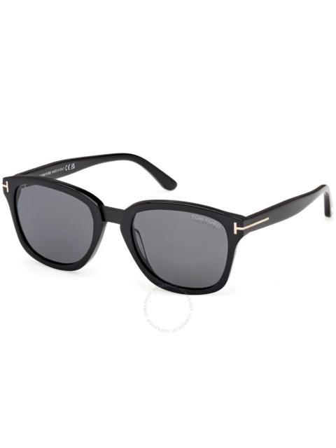 TOM FORD Tom Ford Graydon Polarized Smoke Square Men's Sunglasses FT1213 01D 53