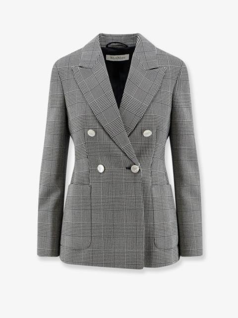 Max Mara Max Mara Mxmaccordo Double-Breasted Blazer Black