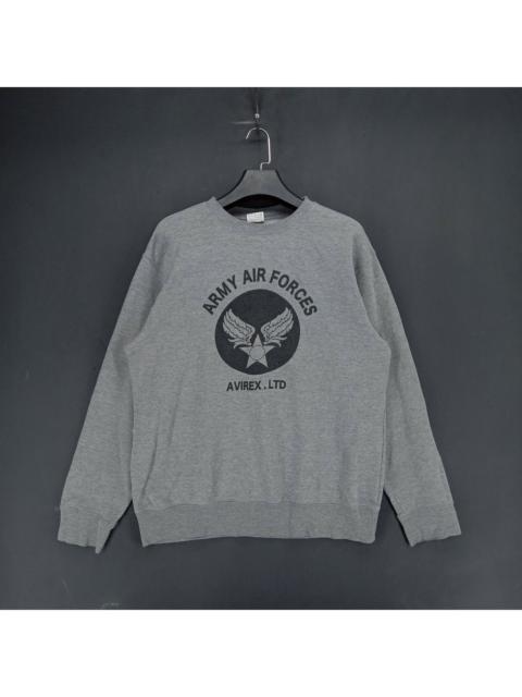 Other Designers Vintage - Avirex Army Air Force Big Logo Sweatshirts #1541-62