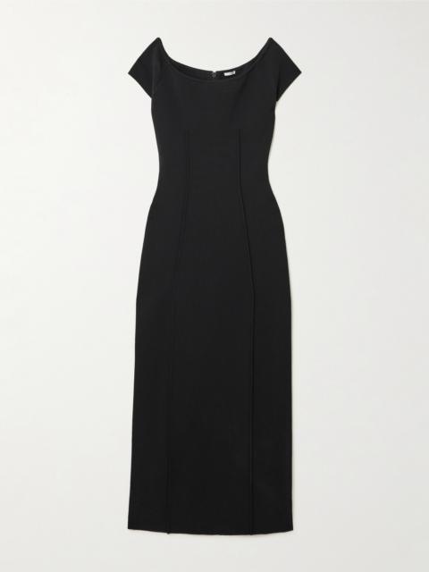 JOSEPH Foin Stretch-knit Midi Dress