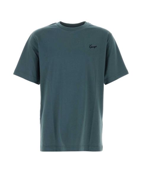 KENZO Kenzo Men Air Force Blue Cotton T-Shirt