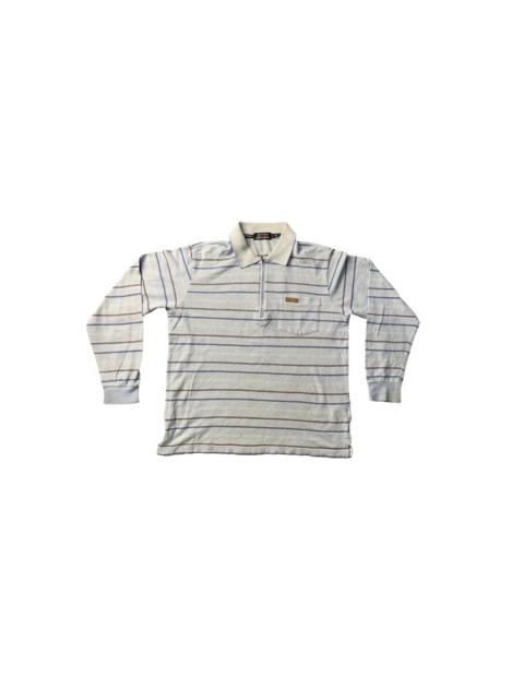 Other Designers Japanese Brand - Kansai Yamamoto Single Pocket Long Sleeve Striped Design