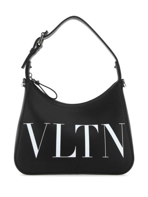 Valentino Valentino Garavani Men Black Leather Vltn Handbag