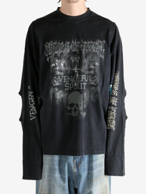 VETEMENTS VETEMENTS - Men Cof Spirit Cut-Up Longsleeve T-Shirt