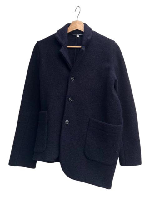 ISSEY MIYAKE Yoshi Kondo Asymmetrical Cut Wool Jacket Made in France 