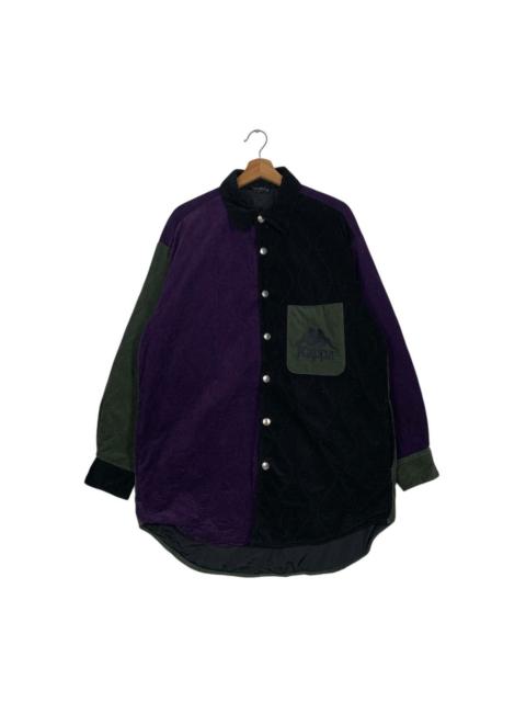 Other Designers KAPPA Embroidery Logo Shirt Jacket Oversized #1819-C22