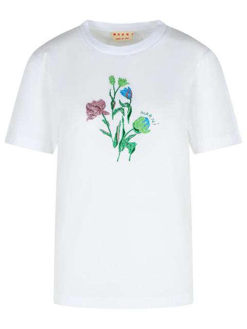 Marni Marni White Cotton T-Shirt Women