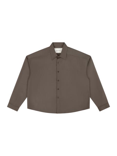 entire studios MILLER SHIRT WOOL TAUPE