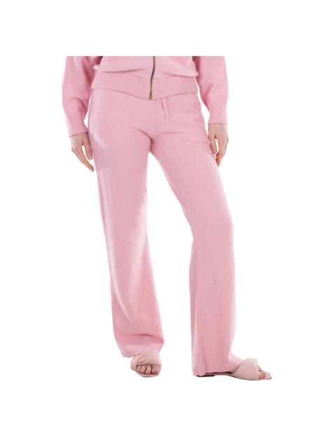 VERSACE Versace Ribbed-Knit Flared Trousers, Brand Size 40 (US Size 4)