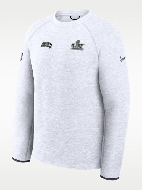 Nike Seattle Seahawks Super Bowl LX Opening Night Tech Fleece Men's Nike NFL Pullover Crew