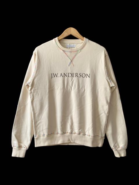 J.W Anderson Rainbow Stitching Sweatshirt