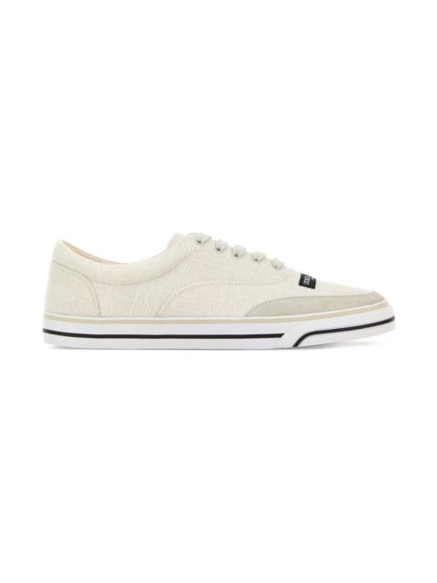 Dolce & Gabbana Ivory Canvas Dg Sailing Sneakers