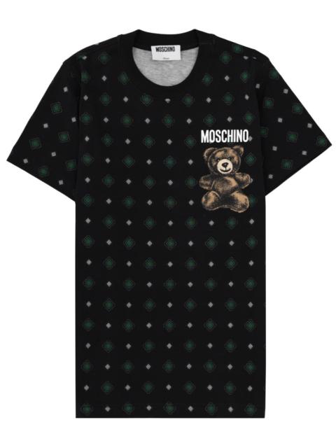 Moschino Moschino Women's Teddy Bear Graphic Cotton T-Shirt Dress