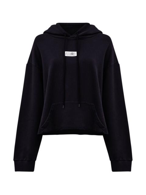 MM6 Maison Margiela Logo cotton hoodie