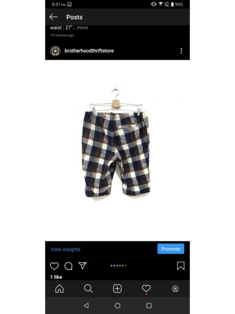 Other Designers Designer - Japanes Brand checker short