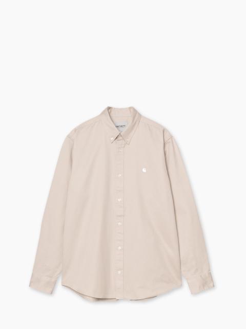 Carhartt CARHARTT WIP L/S MADISON SHIRT FLEUR DE SEL/WAX