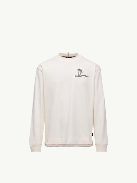 Moncler Grenoble Logo Long Sleeve Cotton T-Shirt