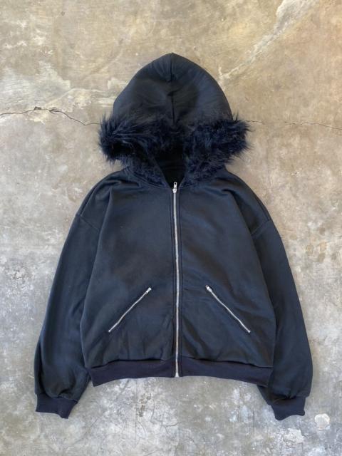 Other Designers Beauty Beast × If Six Was Nine × Le Grande Bleu (L.G.B.) - 2000’s Shein Fur LGB style ifsixwasnine Zip Hoodie