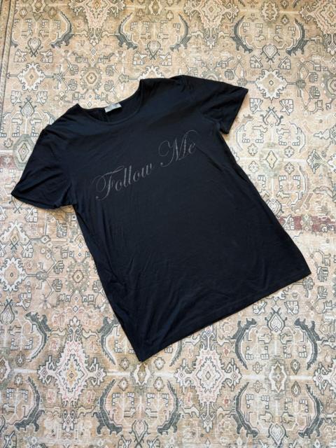 Dior Dior Homme Follow Me SS03 Black Graphic Short-Sleeve T-Shirt