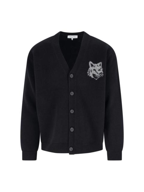 Maison Kitsuné 'FOX HEAD' CARDIGAN