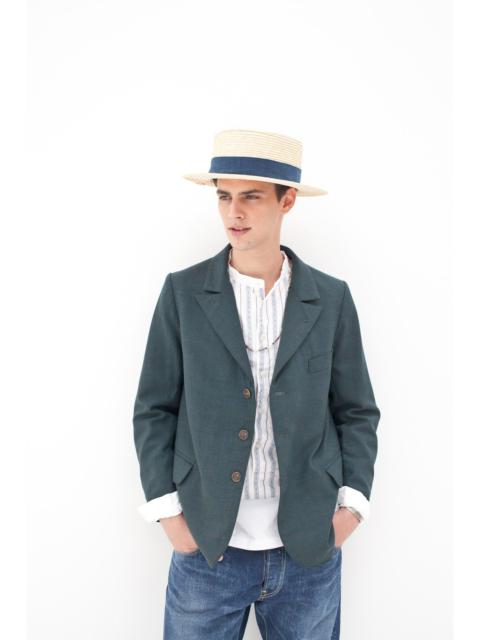 visvim Visvim - S/S 16 - Marcella Kurta Shirt (Blue Pattern)