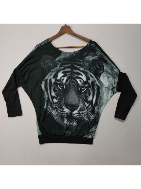 Other Designers VINTAGE UNBRANDED Tiger Logo LONG SLEEVE SHIRT
