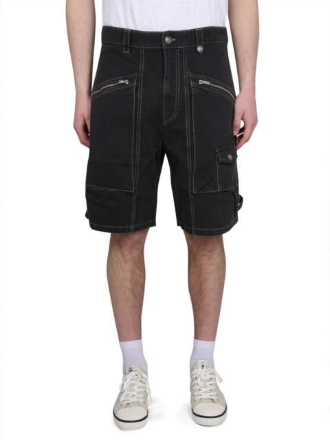 Isabel Marant Marant Men Peio Denim Bermuda Shorts