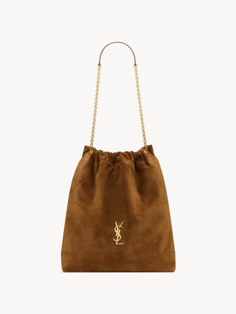 SAINT LAURENT JAMIE LARGE POCHON IN SUEDE