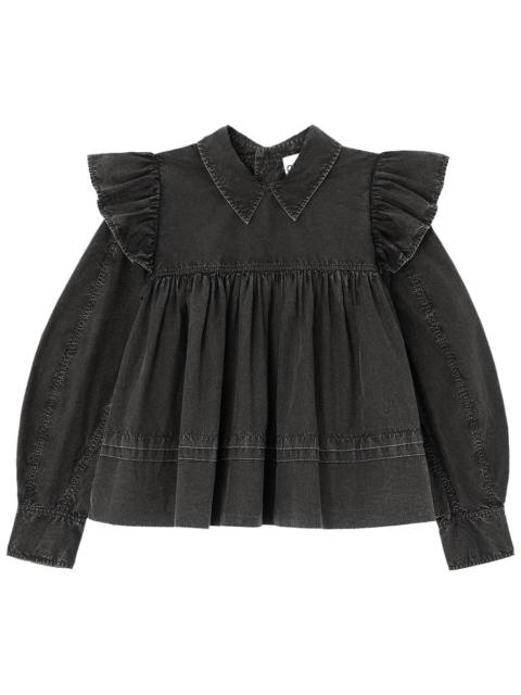 GANNI Ganni Women Blouse With Collar