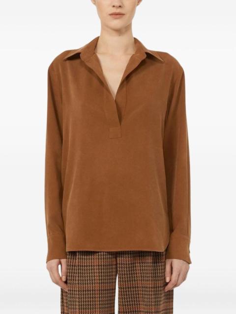 Max Mara Silk canvas shirt