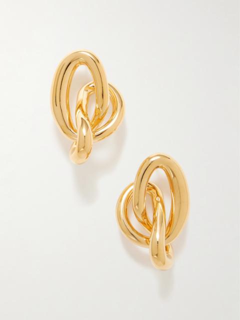 Oscar de la Renta Gold-tone Earrings