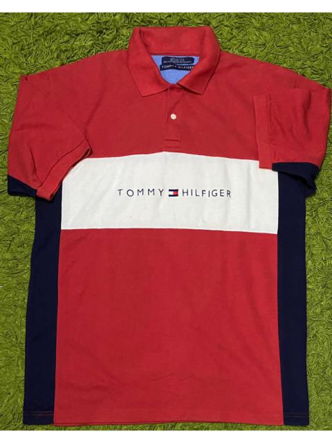 Other Designers Vintage - Vintage Tommy Hilfiger stripe t-shirt Made in Usa