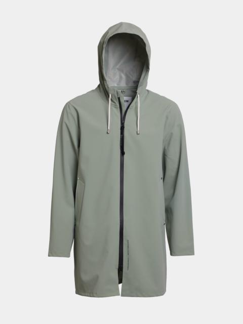Stutterheim Stockholm Lightweight Zip Matte Raincoat Comet