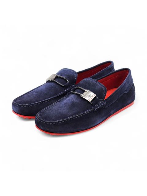 Ferrari - Suede Gommino Driving Loafers Navy Blue UK 7 US 8.5 NWB $695
