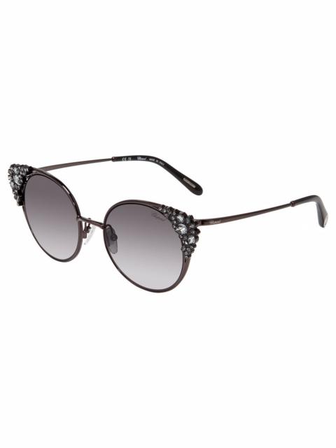 Chopard Chopard Smoke Cat Eye Ladies Sunglasses SCHL06S 0530 53