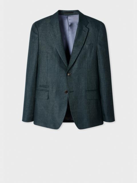 Paul Smith Dark Green Linen-Wool Blazer