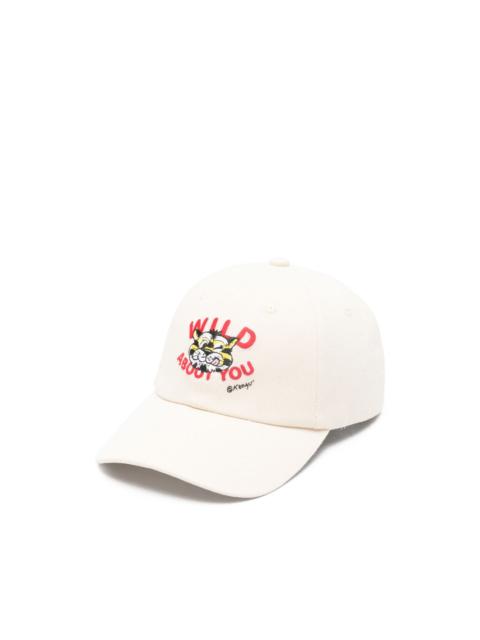 KENZO Wild Tiger logo-embroidered cap hat