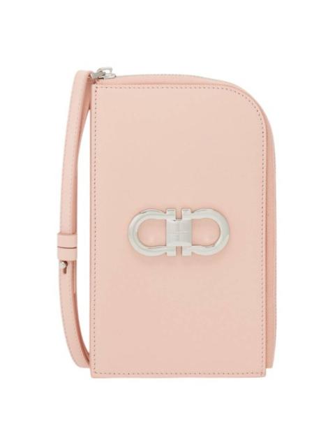 FERRAGAMO Ferragamo Gancini Leather Smartphone Holder