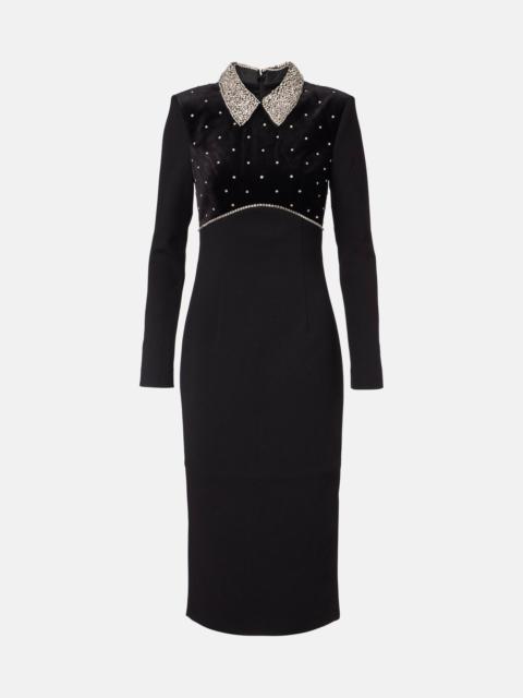 REBECCA VALLANCE Alistar embellished midi dress