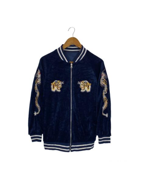 Other Designers Japanese Brand - Nice Design Dukkah Sukajan Style Velvet/Satin jacket